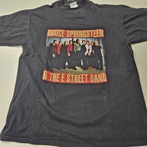 VINTAGE Bruce Springsteen E Street Band T Shirt Adult Large 1999 Tour Black 90s